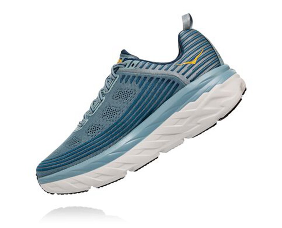 Hoka One One Bondi 6 Löparskor Herr - Blå - VYNZO-3570